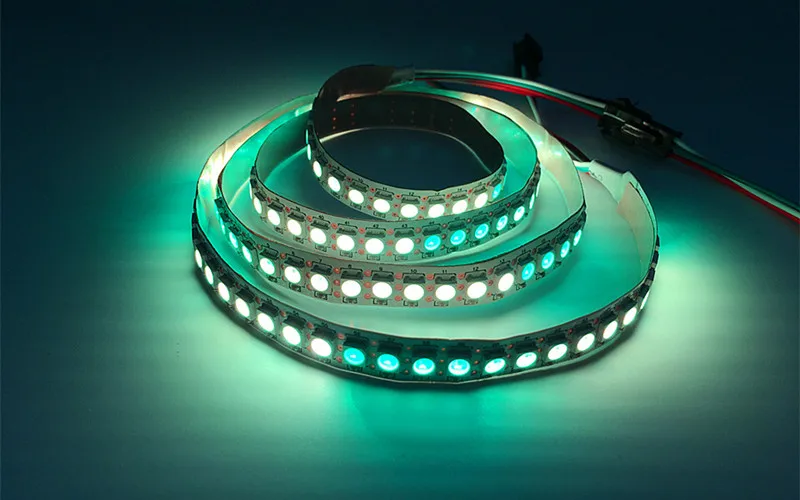 1m/2m/3m/4m/5m WS2812B Led Strip 30/60/144 Pixels/Leds/mPixel Individually Addressable Smart ws2812 IC 5050 RGB DC 5V | Освещение