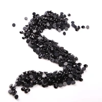 all sizes black hotfix rhinestones flatback round crystals dmc rhinestones hot fix strass diy iron on for multiple use