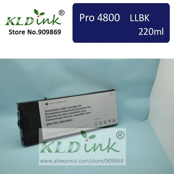 

[KLD Ink] T6069 Compatible ink cartridge for Stylus Pro 4800 Printer ( 1 cartridge with chip and DYE ink )