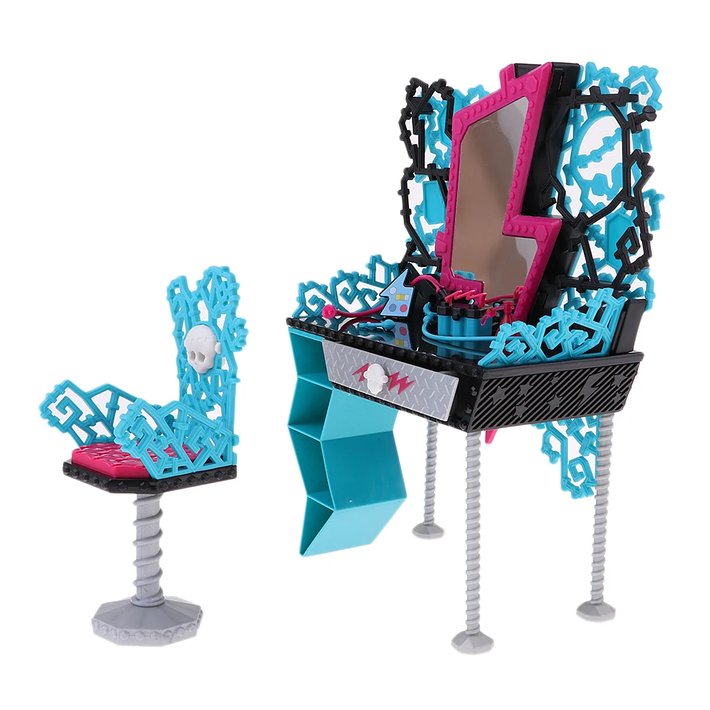 Гардеробный столик ярких цветов для кукол Monster High мебель 1/6 30 см аксессуары