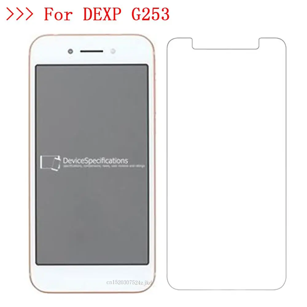 Для DEXP G253 защитная пленка из закаленного стекла 2.5D 9H для экрана DEXP G 253