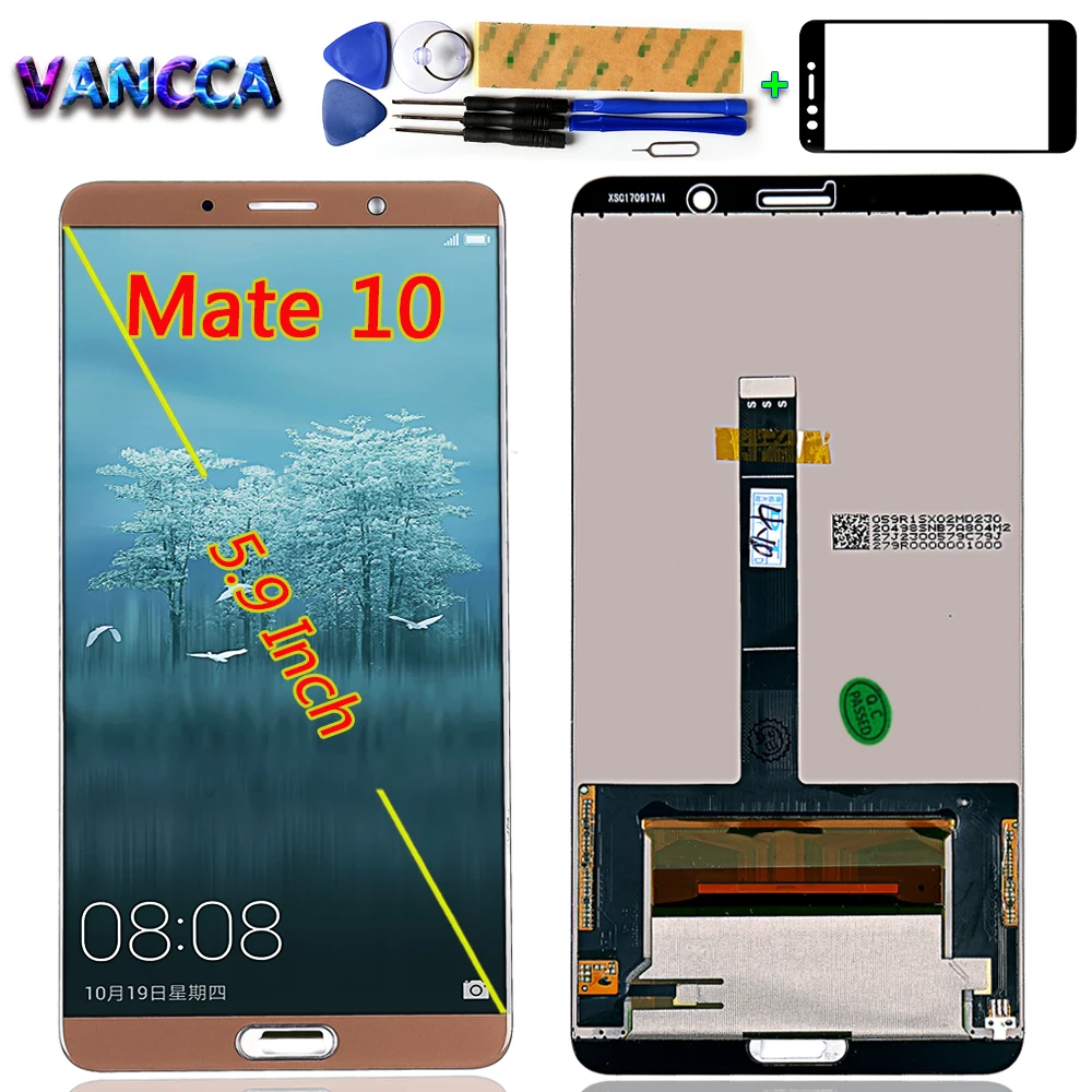 Vancca 5 9 дюймовый ЖК-экран для Huawei mate 10 2560*1440 дигитайзер сенсорный экран ЖК-дисплей в