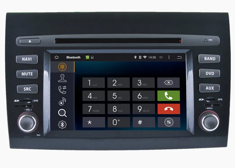 Автомобильный DVD плеер на Android 8 0 для Fiat Bravo 2007 2012 с GPS навигацией радио Bluetooth USB SD