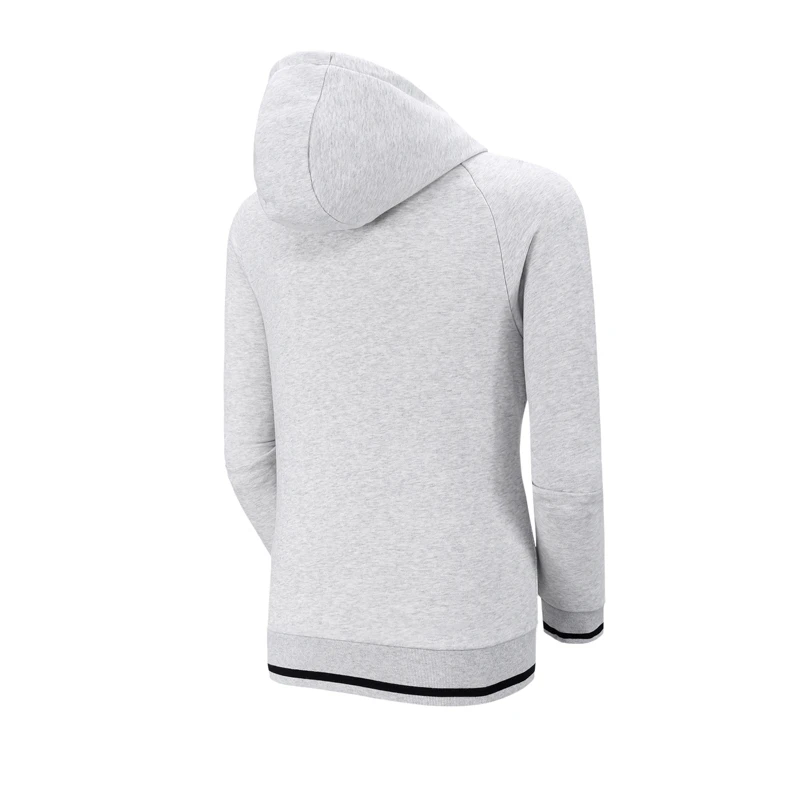 Li-Ning Мужская серия бадминтон толстовка с капюшоном на молнии флисовая 65% хлопок 35%