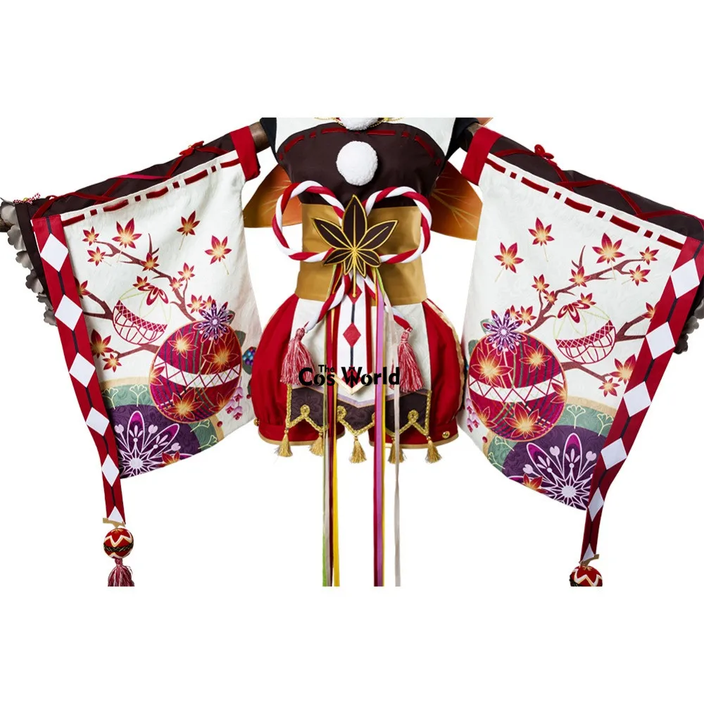 Кимоно для косплея Love Live Sunshine Aqours кимоно из клена и красных листьев кэнана юката