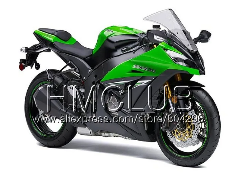 No. 15 Инъекций завод зеленый для KAWASAKI NINJA ZX 10 сотрудников отдела исследований ZX10R 16, 17, 18, 42HM13 ZX 10R ZX1000 ZX 1000 ZX-10R комплект обтекателей - Цвет: No. 15