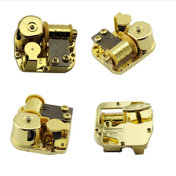 Музыкальная шкатулка Laxury с золотым покрытием 18 деталей для музыки overgild мелодия