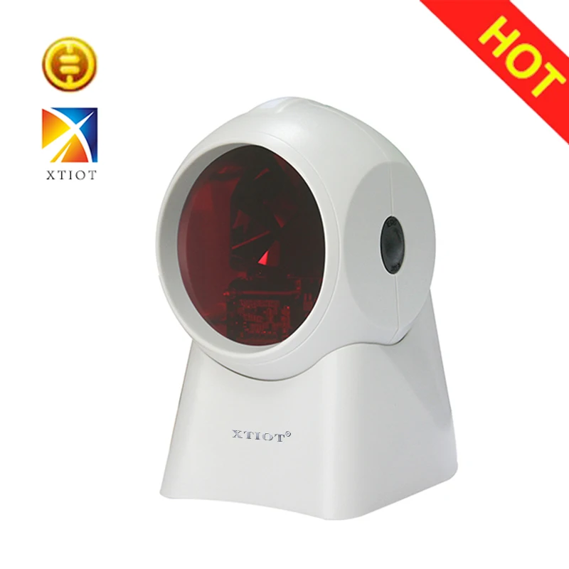 XT7110 Hands Free USB Автоматический 1D лазерный сканер штрих кода считыватель с RS232/USB