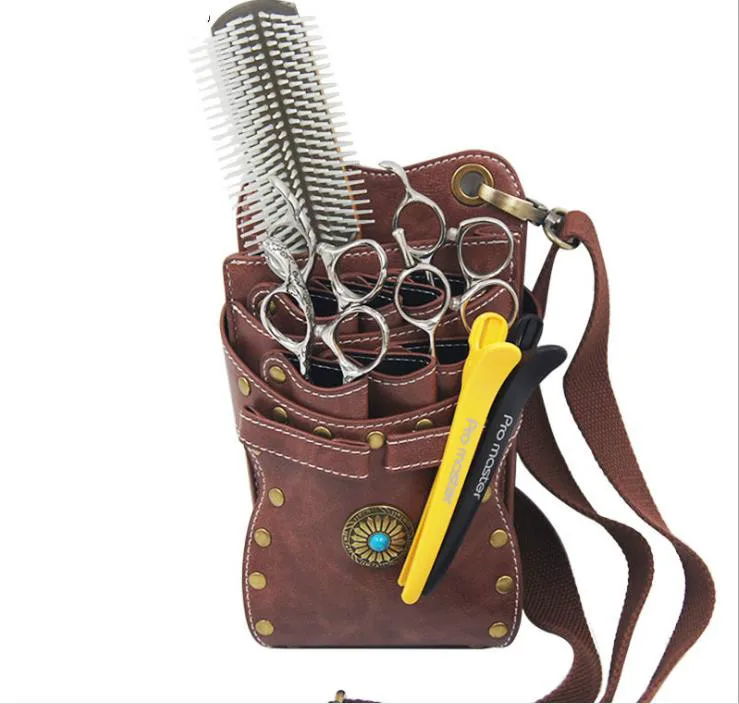 Hair Scissors Bags barbershop hairdressing packs professional tool multi-functional electric push-shear bag |