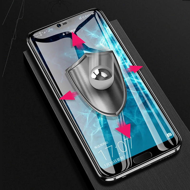 9D защитный Стекло на huawei хонор 9 лайт 10 закаленное для 7A Pro 8X экран
