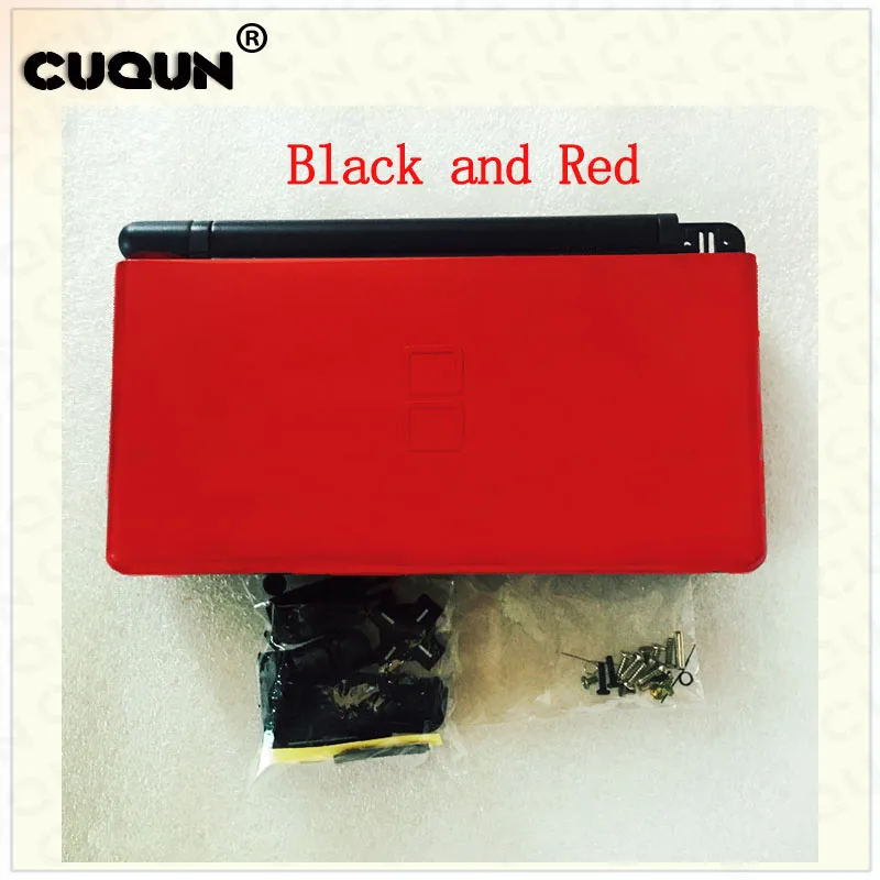 

For Nintend DS Lite for ND SL Clear Housing Shell Color Housing Case Cover Full Set Replacement for N-D-S-L System