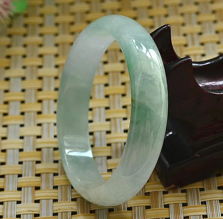Натуральный бирманский нефритовый браслет Овальный Королевский браслет|bracelet