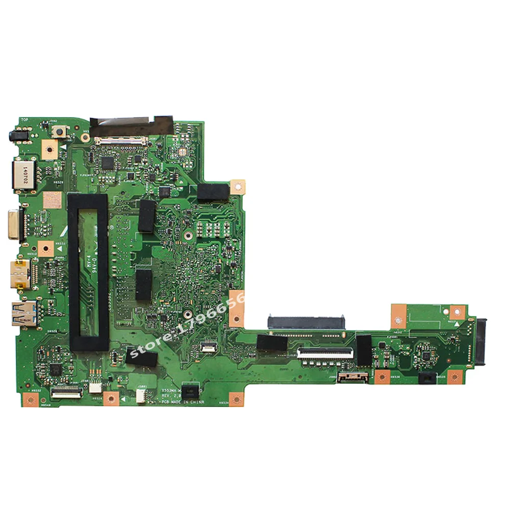 Новая материнская плата для ноутбука X553MA REV2.0 N3530/3540 CPU For Asus x503m f553ma f553m тестовая