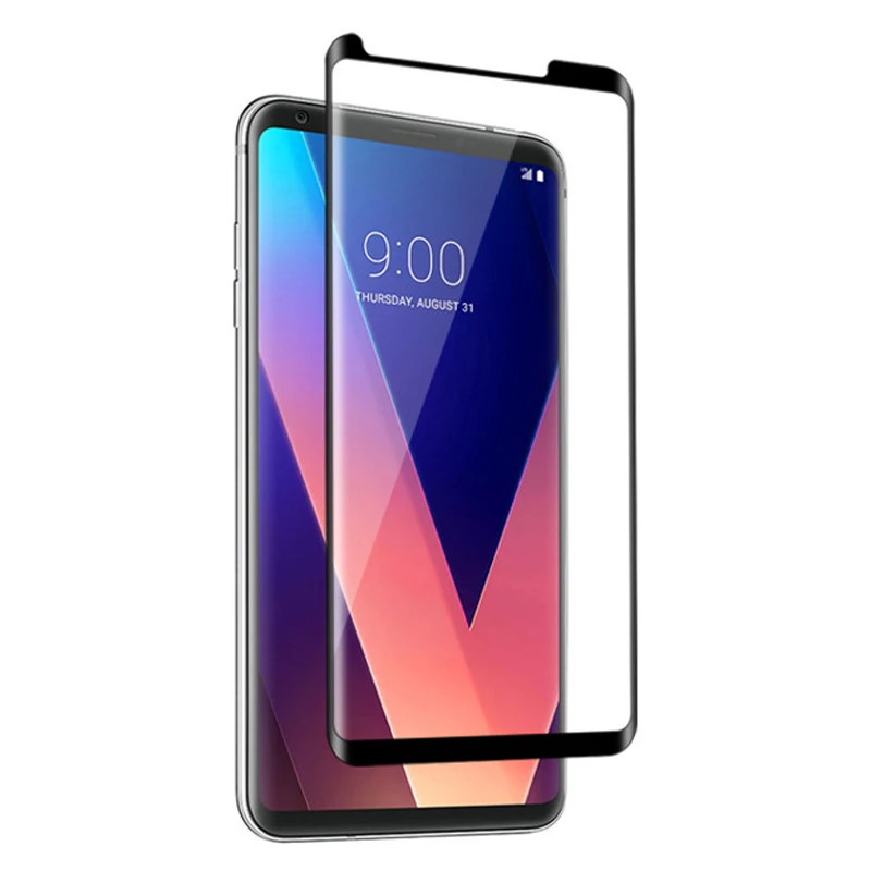 3D изогнутое закаленное стекло для LG V40 полное покрытие 9H защитная пленка Защита