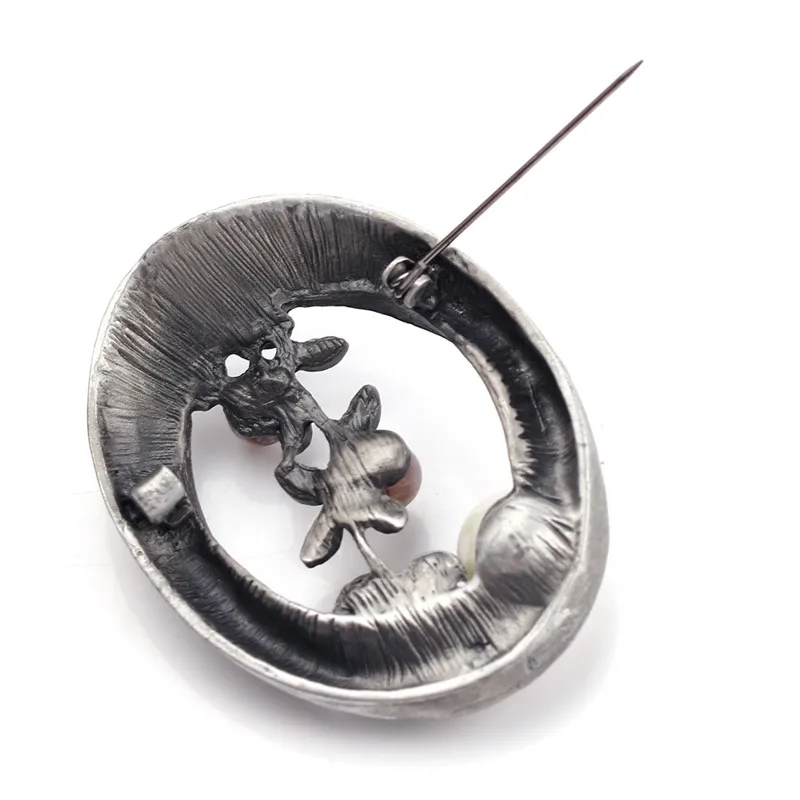 2019 год винтажные стильные овальные бриллианты броши веточка и булавки