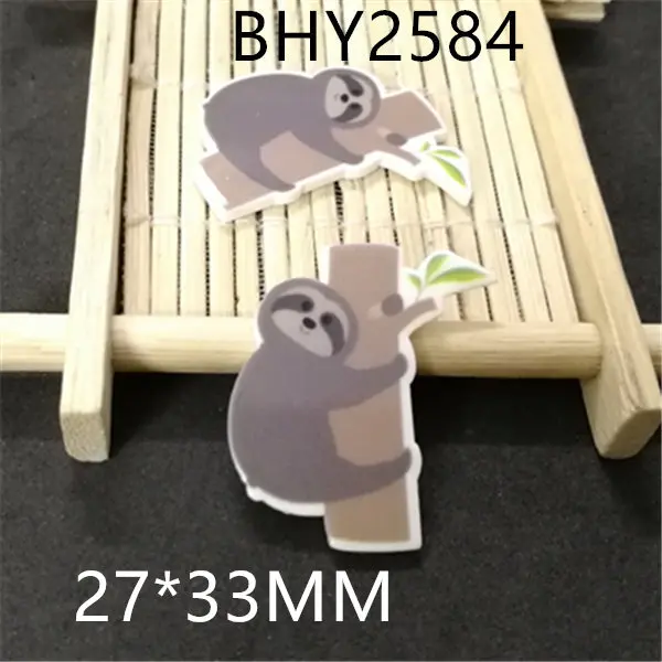 Бесплатная доставка 25 шт./лот 27*33 мм мультфильм ленивый плоский задний смол