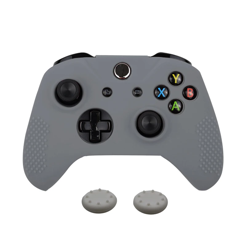 White Для Xbox One S геймпад Камуфляжный Силиконовый Чехол резиновый чехол Защитный для Xbox One тонкий джойстик - Цвет: White