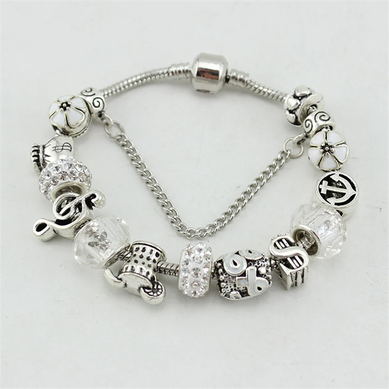 Чанбизи четыре вида цветных бусин DIY очаровательные браслеты роскошные