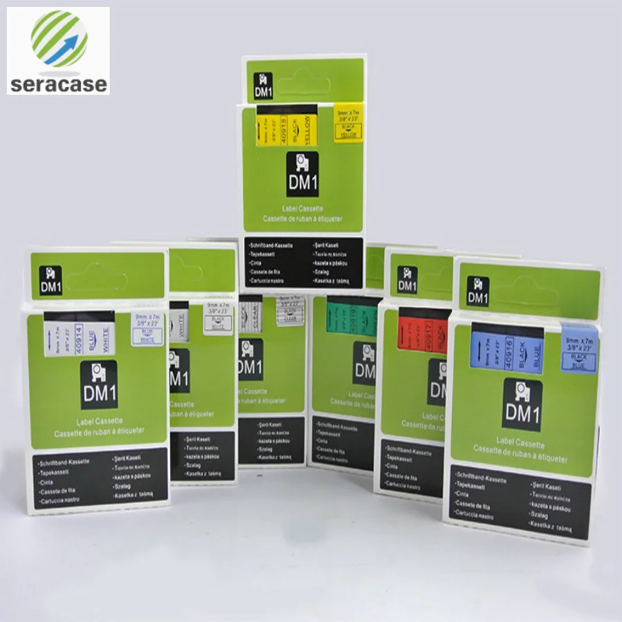 Лазерная этикетировочная маркировка 6 мм белый черный 9 желтый красный фон -