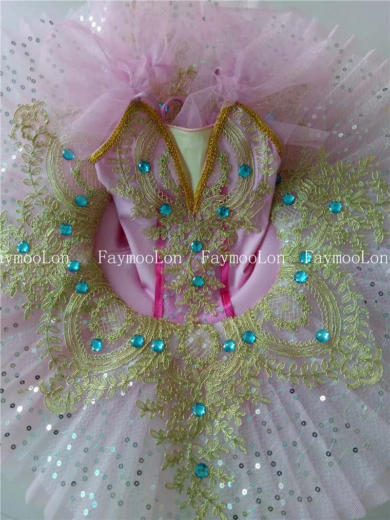 Розовая светодиодная балетная пачка с блестками для детей и девочек