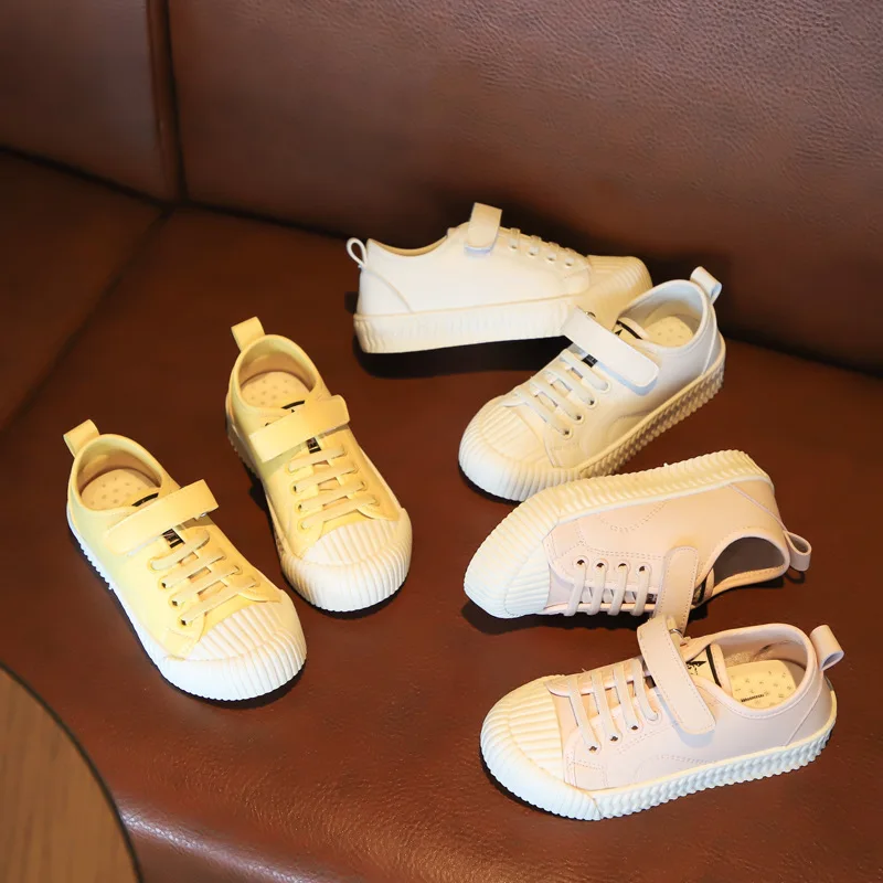 2019 Spring New Fashion Children's Sneakers Kids Small White Shoes Child Wear-resisting Breathe All-match Flat | Детская одежда и