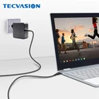 Сетевой адаптер USB Type-C для ноутбука, 90 Вт, 65 Вт, зарядное устройство PD для MacBook 2018, Samsung Chromebook Plus, ThinkPad X1, Yoga 920, FUJITSU U938