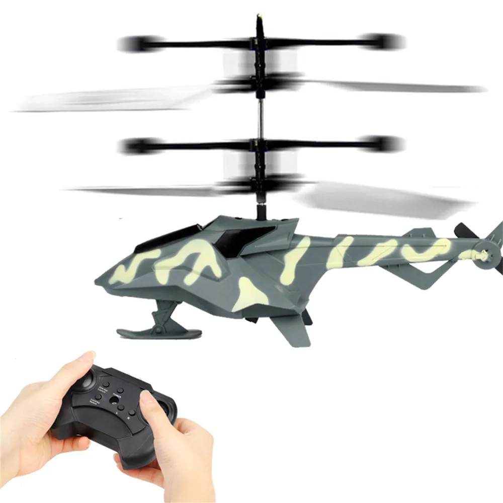 Прохладный мини Drone вертолет Инфракрасный пульт дистанционного Управление RC
