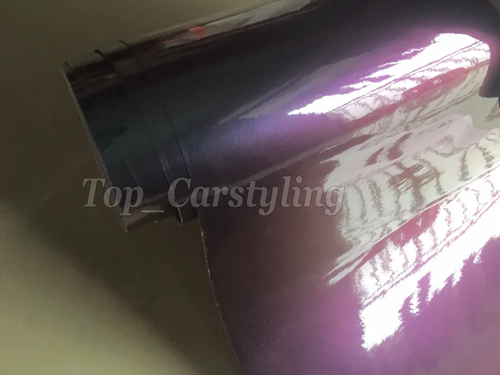 Gloss rainbow flip Vinyl Blue Purple Car wrap styling shift shade covering Chameleon Air bubble Free 1.52x20m 5x67ft |