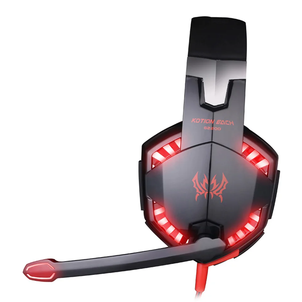 Игровые наушники KOTION EACH G2200 USB 7 1 объемная стереогарнитура для ПК геймеров система