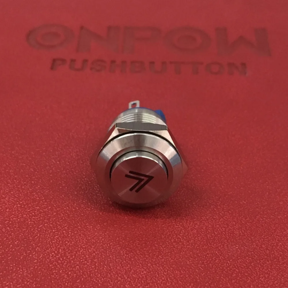 ONPOW 12 мм символ из нержавеющей стали выгравированный лазером Мгновенный