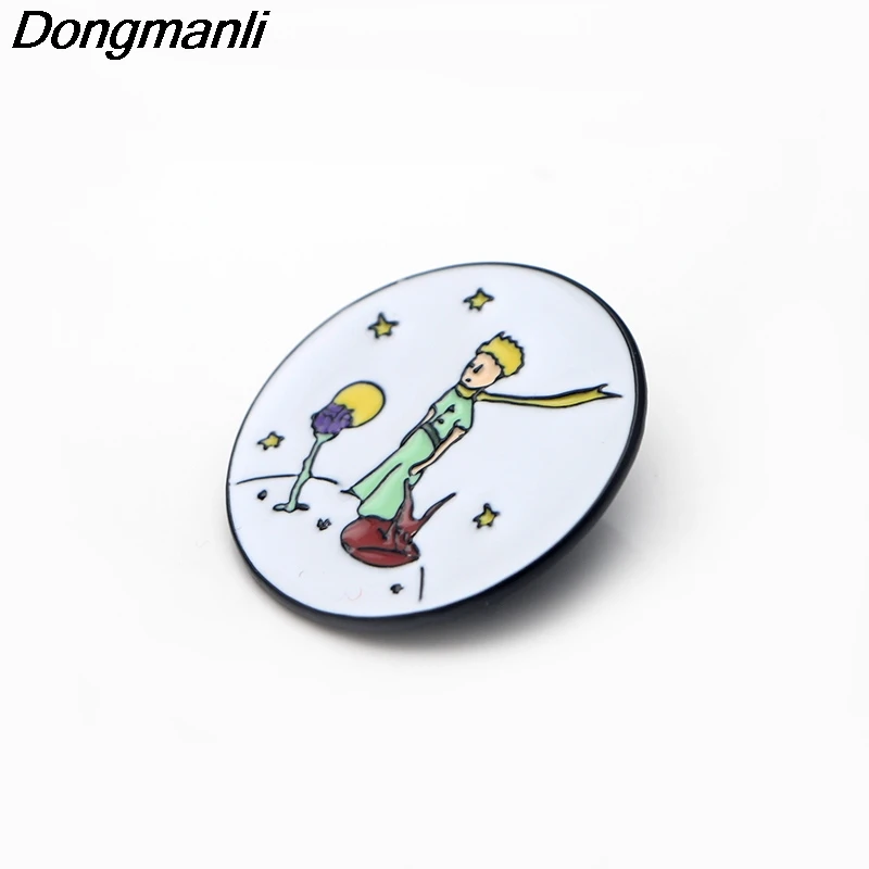 P3289 Dongmanli Le Petit Prince эмалированные булавки броши мультфильм креативная металлическая брошь булавки Джинсовая Шляпа значок воротник ювелирные изделия