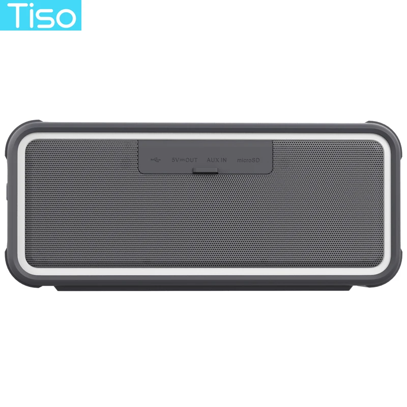 Tiso IPX7 водонепроницаемый Bluetooth динамик 2 1 каналов 20 Вт Супер 3D стерео Бас NFC