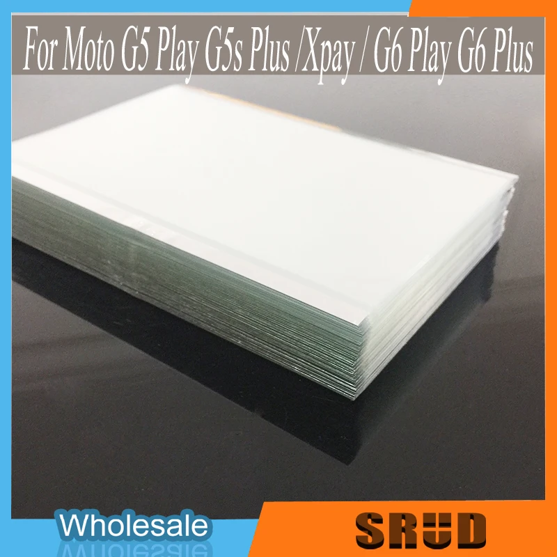 50Pcs 200um OCA Optical Clear Adhesive Film For motorola moto G5 Play G5s Plus G6 Play G6 Plus LCD Touch Glass Laminates Glue