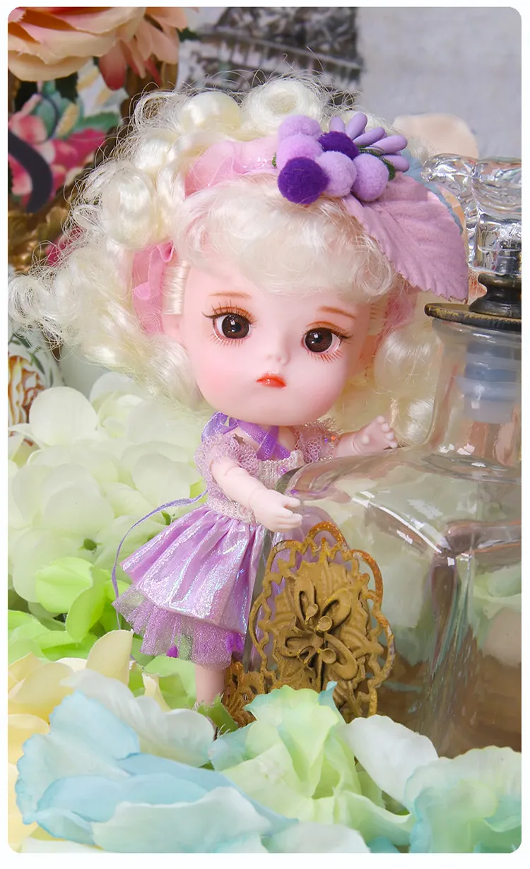 1/12 BJD кукла 26 шарнирное тело 14 см мини кукла DODO ob11 кукла с экипировкой обувь куклы с макияжем и коробкой Набор подарочных игрушек