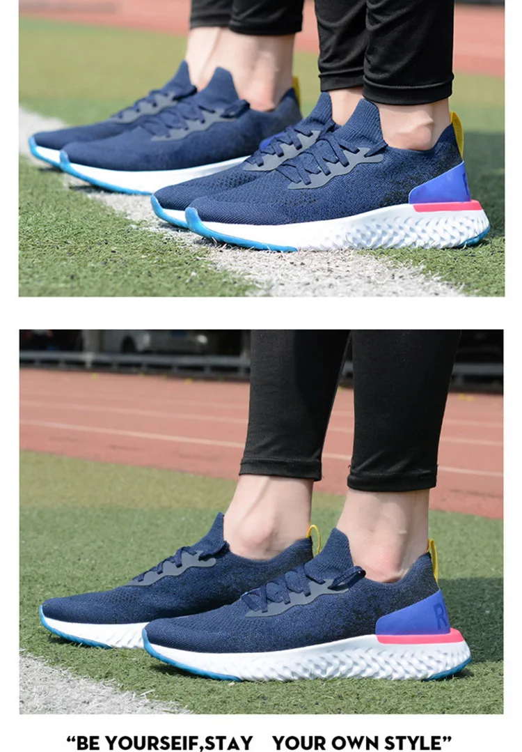 Кроссовки для мужчин и женщин Epic React обувь Flyknit уличные спортивные кроссовки дышащая сетка пара ботинок женская обувь для бега