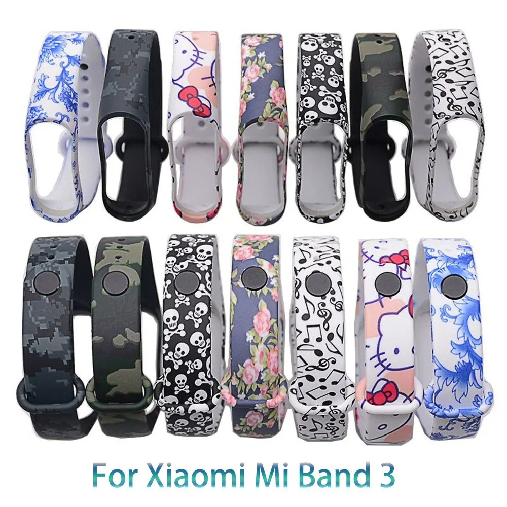 Силиконовые носимых устройств ремешок для Xiaomi MI Band 3 носимый смарт браслет