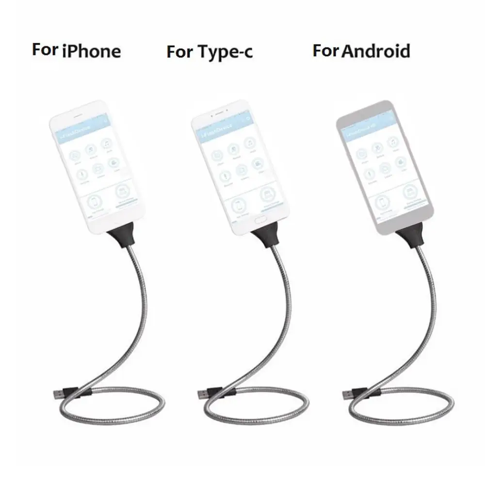 Гибкая подставка для зарядного устройства телефона в форме руки usb зарядка