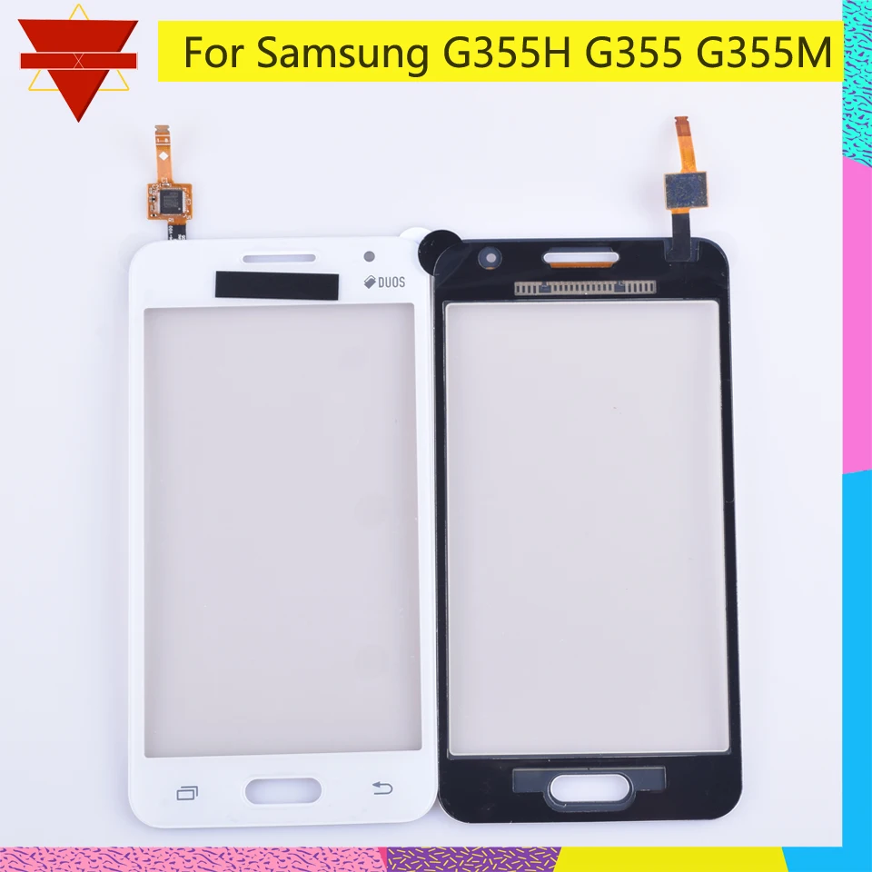 4," дигитайзер передней панели для samsung Galaxy Core 2 II G355 G355H Core2 SM-G355H сенсорный экран сенсорный ЖК-дисплей стеклянная крышка