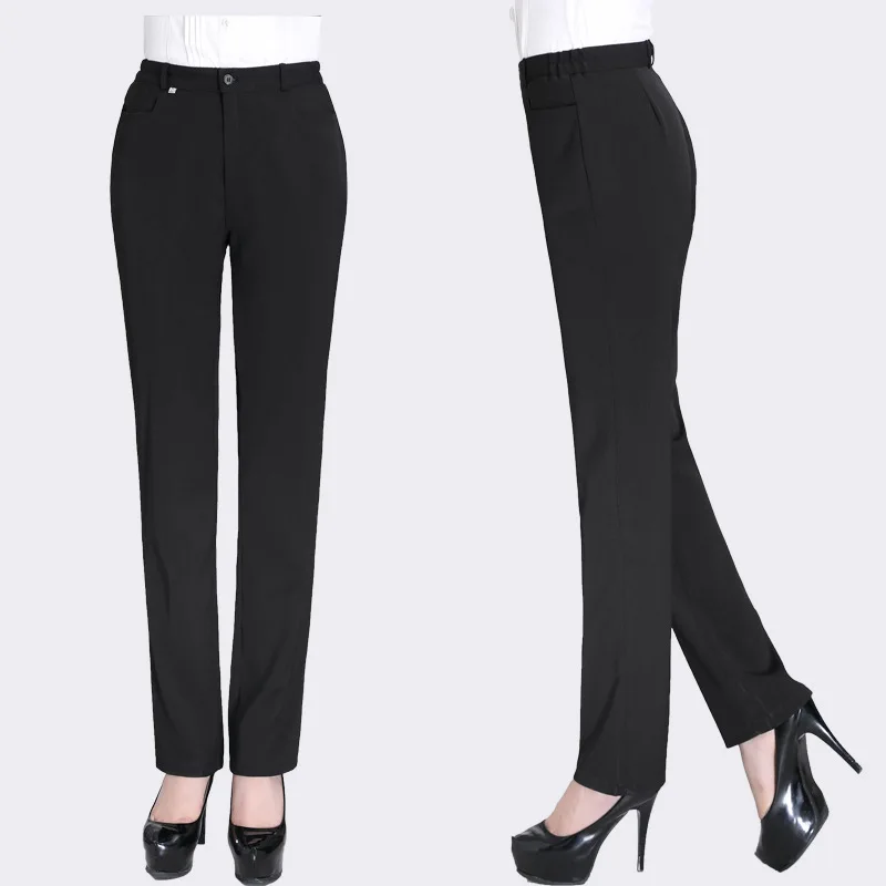 Оптовая продажа Бесплатная доставка женская черная Рабочая форма для официантов