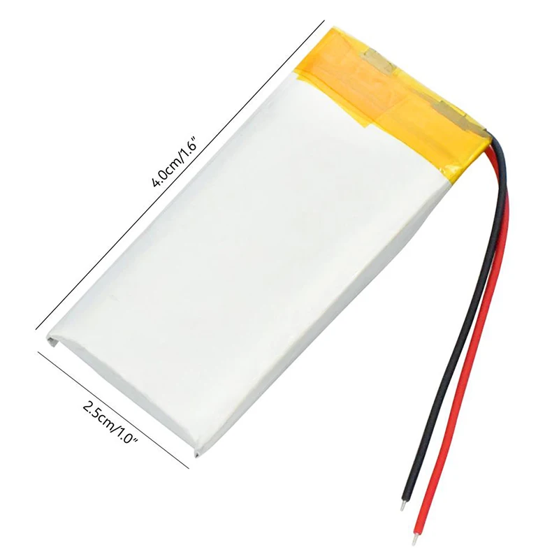 3 7 V 600mAH 602540 полимерный литий ионный/литий ионный аккумулятор для DVR записи MP3 MP4