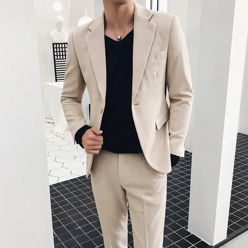 Вельветовая высококачественная ткань для мужчин Корейская версия молодежная