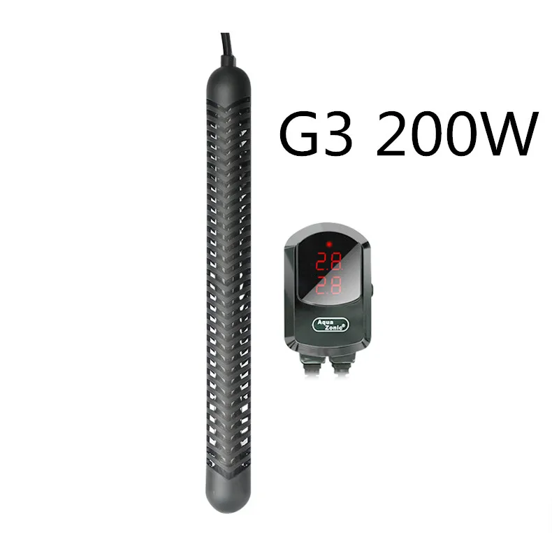 G3 200W Aqua Zonic Titan сверхмощный подогреватель для аквариума ЖК-дисплей Аквариум Пруд для рыб водонагреватель автоматический термостат 600 Вт 800 Вт 1000 Вт 1200 Вт - Цвет: G3 200W