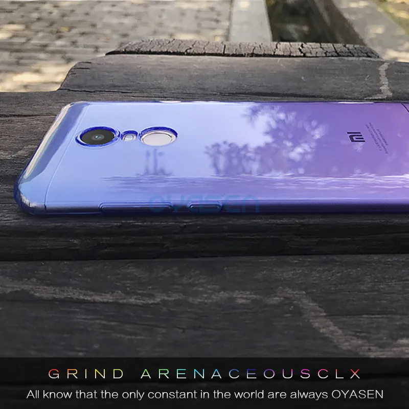 Градиентные цветные Чехлы для Xiaomi Redmi 5A 5 Plus ультра-тонкий защитный силиконовый