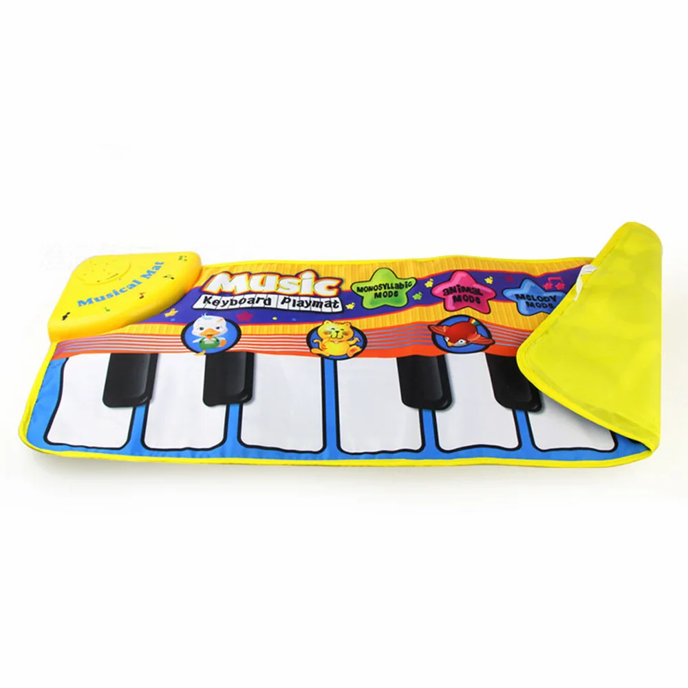 Children Piano Keyboard Music Learn Singing Gym Carpet Touch Play Mats Blanket Kids Educational Toy Gift For Baby | Игрушки и хобби