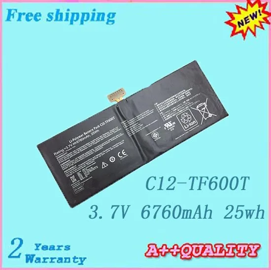 100% абсолютно новый C12 TF600T Аккумулятор для ноутбука ASUS AS3966T AS3964T AS3956T AS4046T