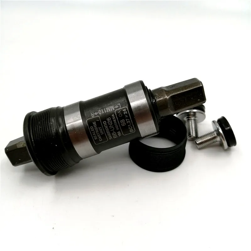 SHIMANO каретка UN26 110 мм квадратное отверстие 68 BC1.37 дно crankest центральная ось MTB горный
