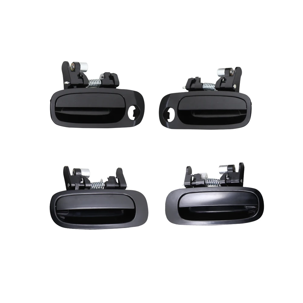 4 шт. черная наружная дверная ручка для TOYOTA Corolla 1998 1999 2000 2001 2002|Внешние дверные