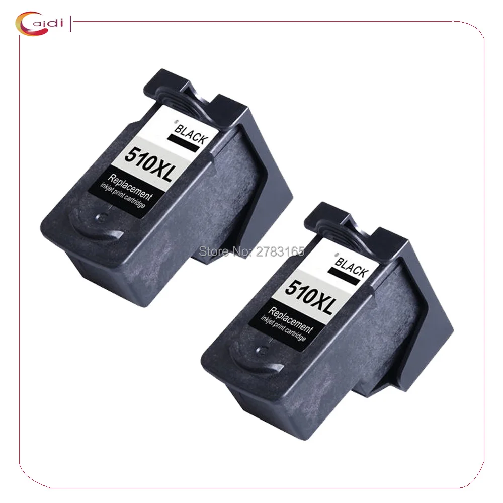 2 х черный совместимый чернильный картридж PG510 CL511 для canon pg-510 CL-511 PIXMA MP230 240 250 260 270 280