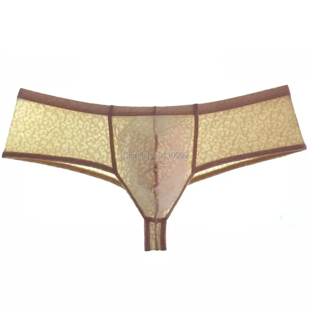 Жаккардовое сексуальное нижнее белье для мужчин хлопковые боксеры с выдвижным