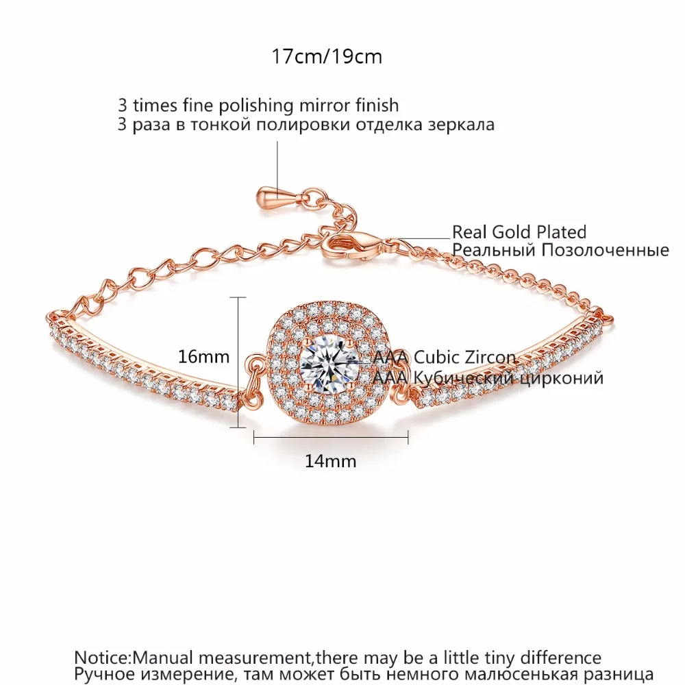 Ожерелье женское из розового золота в 1 карат с фианитами | Украшения и аксессуары